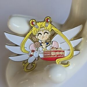 🎂 Eternal Sailor Moon Eating Cake Pin